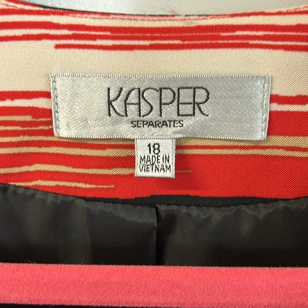 3 pieces Kasper including 3/4 length jacket plus 2 knit tops .  Tops NWT - Picture 2 of 15